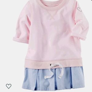 *Carter's Pink & Blue Playwear Dress.